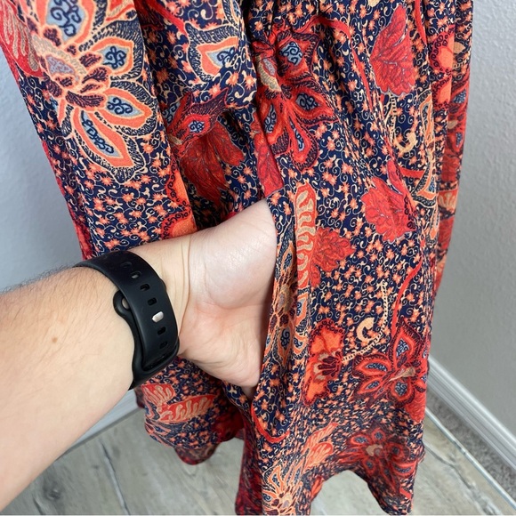 Free People Teegan Floral Long Sleeve Minidress - Picture 11 of 13